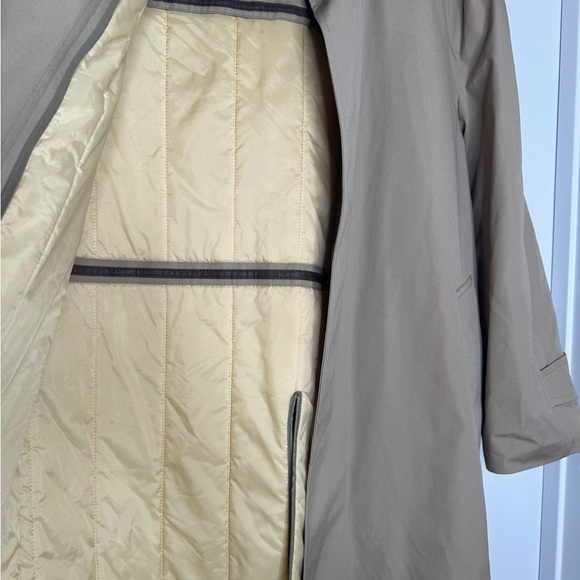 Vintage Silver Cloud Men’s Insulated Placket Trench Coat w/Removable Liner - Picture 3 of 11